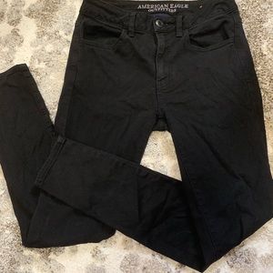 American Eagle black skinny jeans